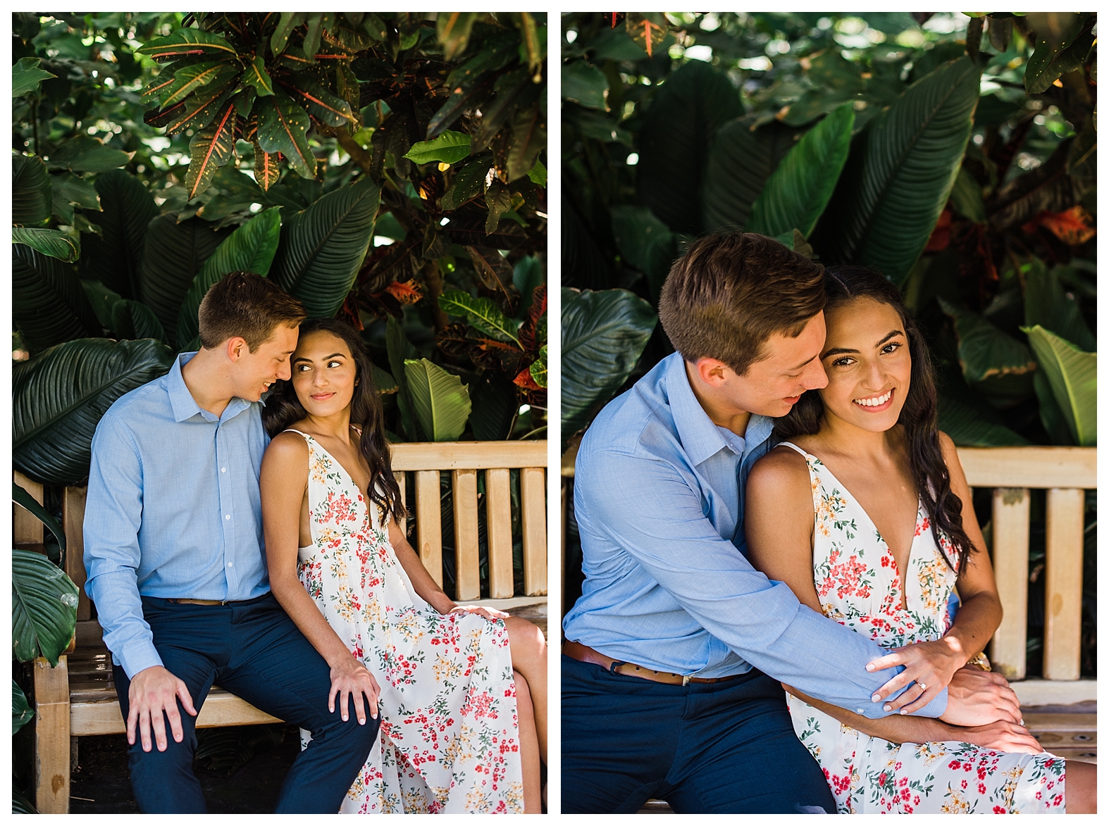 poses for couples, couple poses, engagement session inspiration, stpetersburg wedding photographer, st petersburg engagement photographer, sunken gardens photographer, sunken gardens wedding photographer, sunken gardens engagement session, cute couple poses