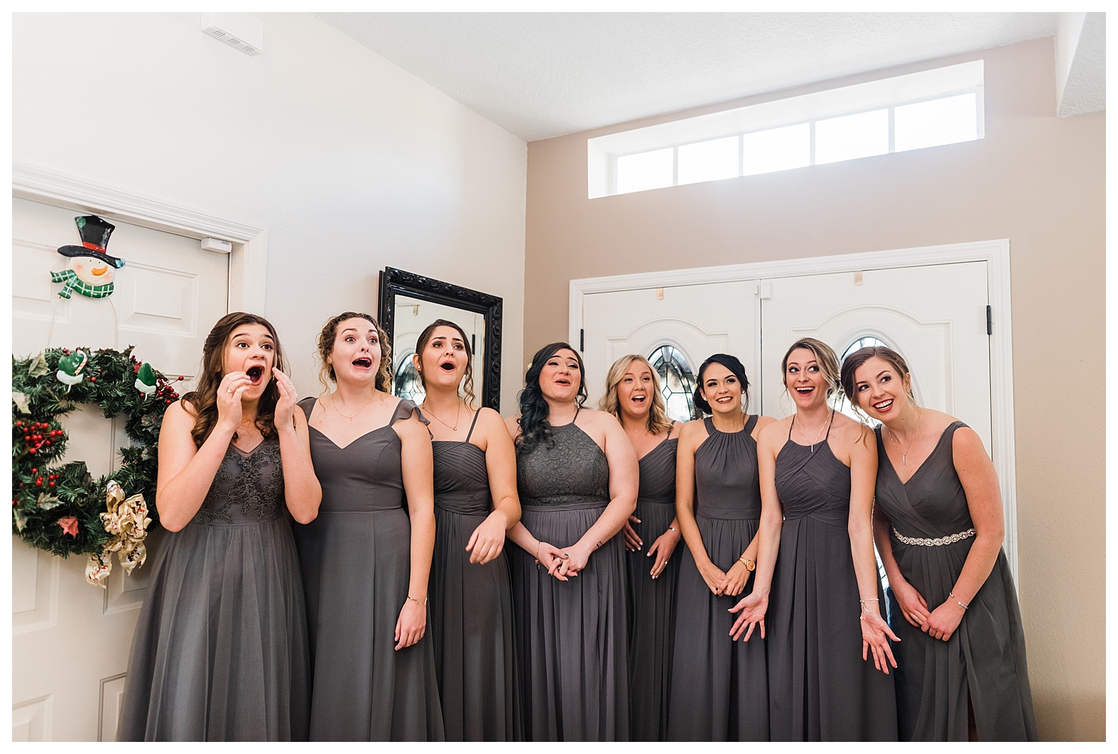 Bridesmaids First Look Reactions - J Canelas Photography