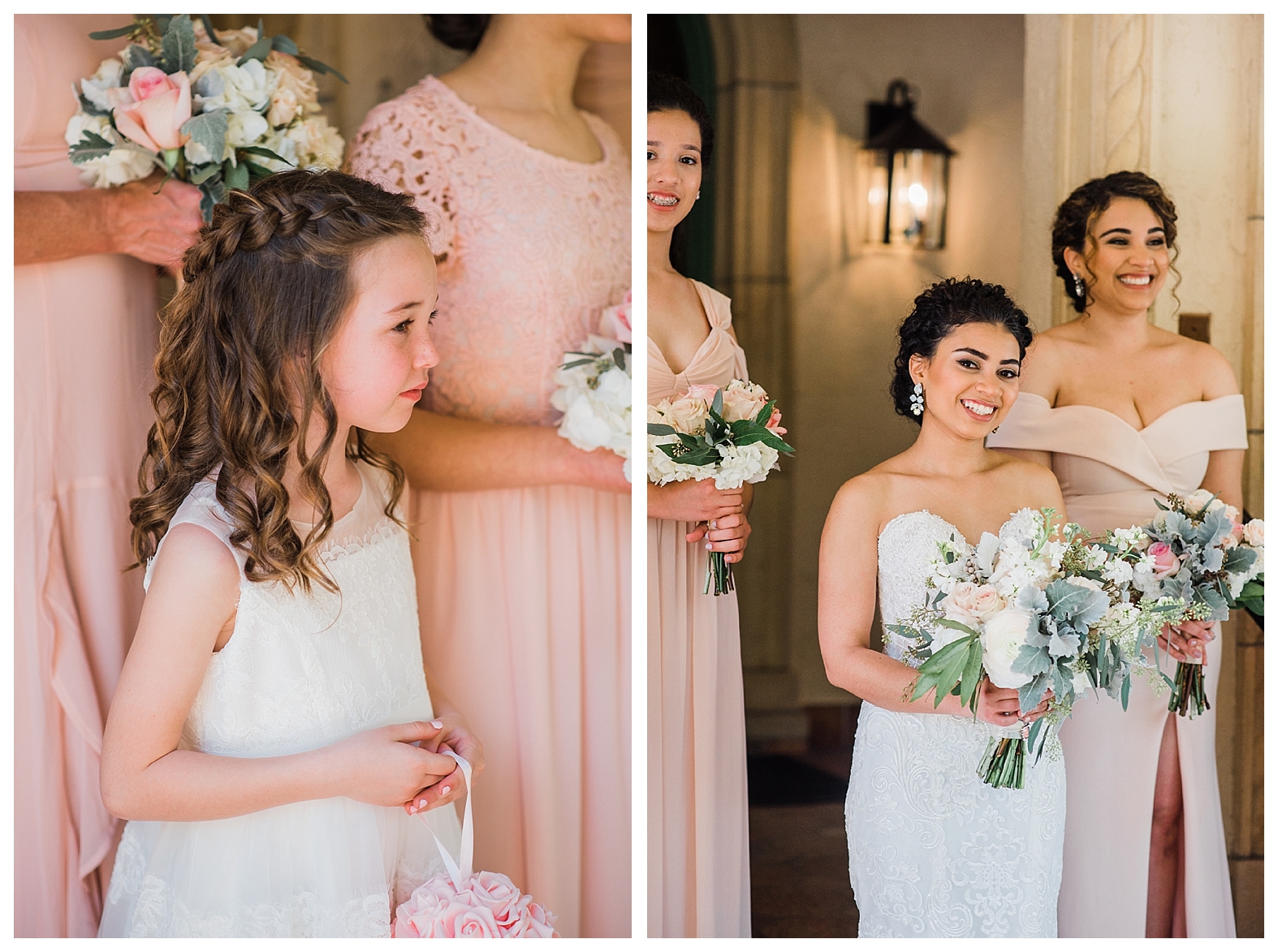 Wedding at Powel Crosley Estate - Sarasota Wedding Photographer, flower girl hair, flower girl look, curly hair bride, curlyhaired bride, curly bride, bridal bouqet