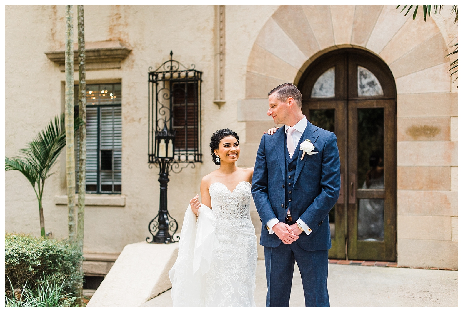 Wedding at Powel Crosley Estate - Sarasota Wedding Photographer, bride and groom first look