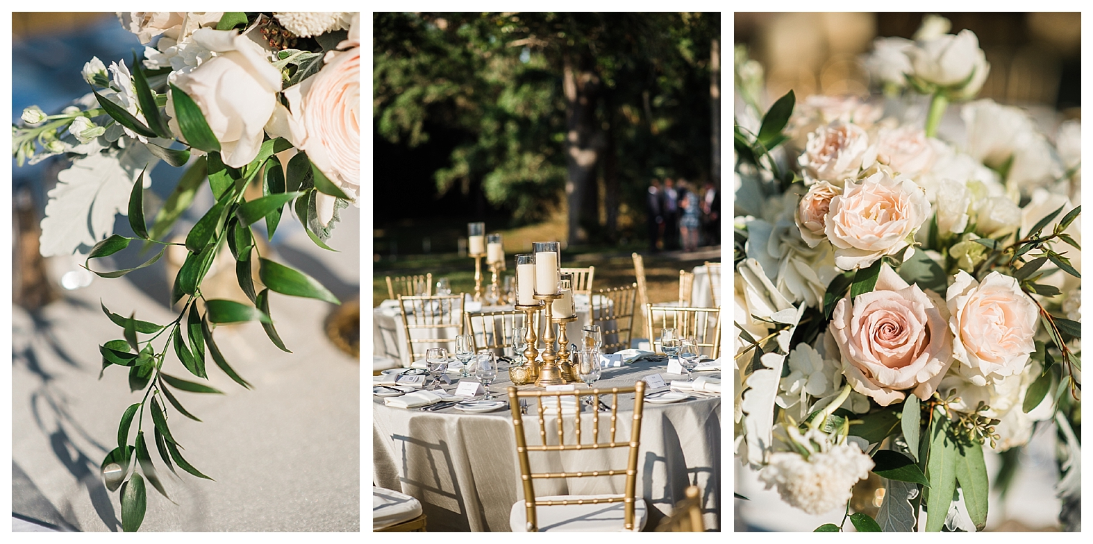Wedding at Powel Crosley Estate - Sarasota Wedding Photographer, wedding reception, wedding reception details, wedding florals, wedding flowers, wedding table