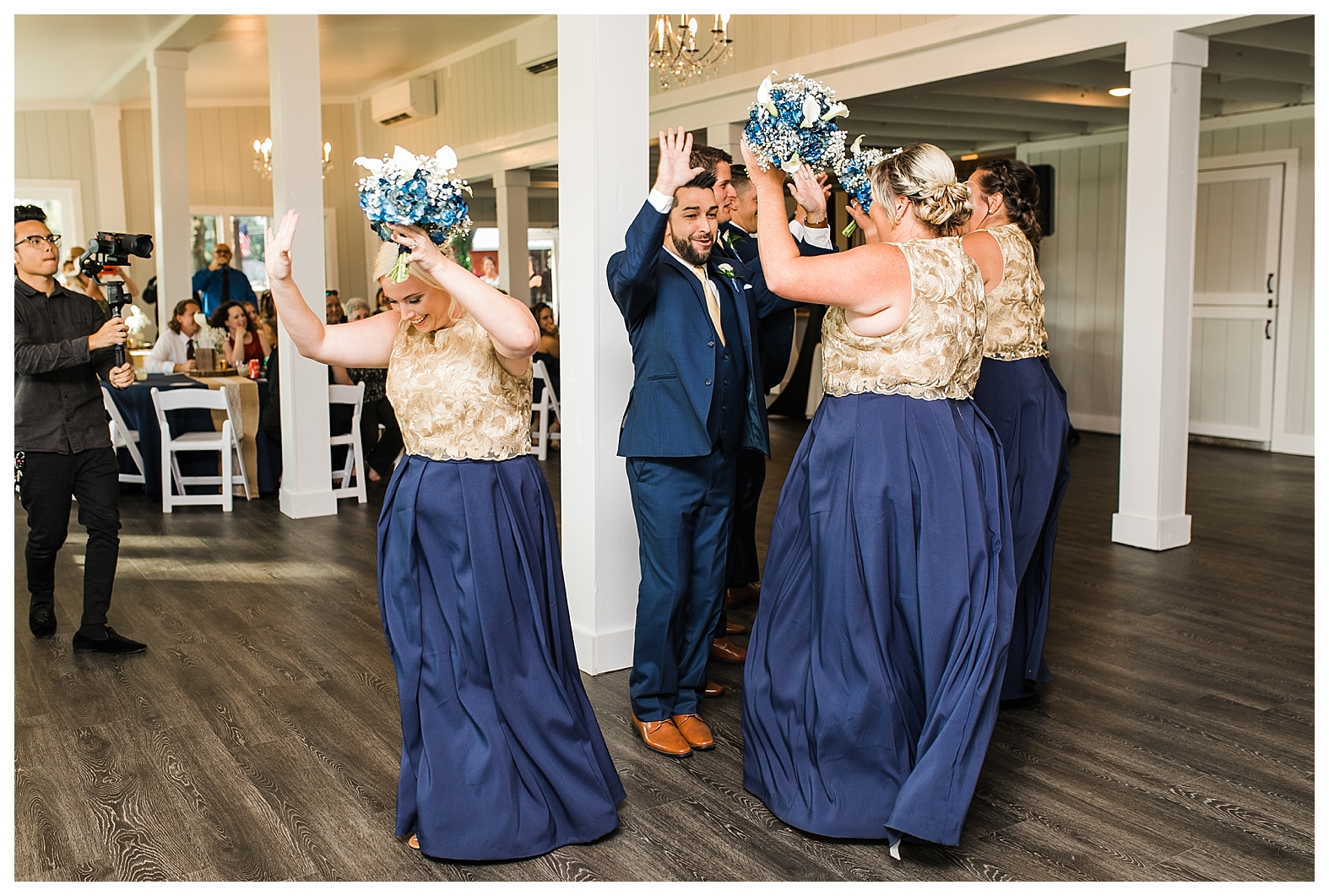 Wedding Party Dancing - Sara and Chad - Tampa Wedding Photographer