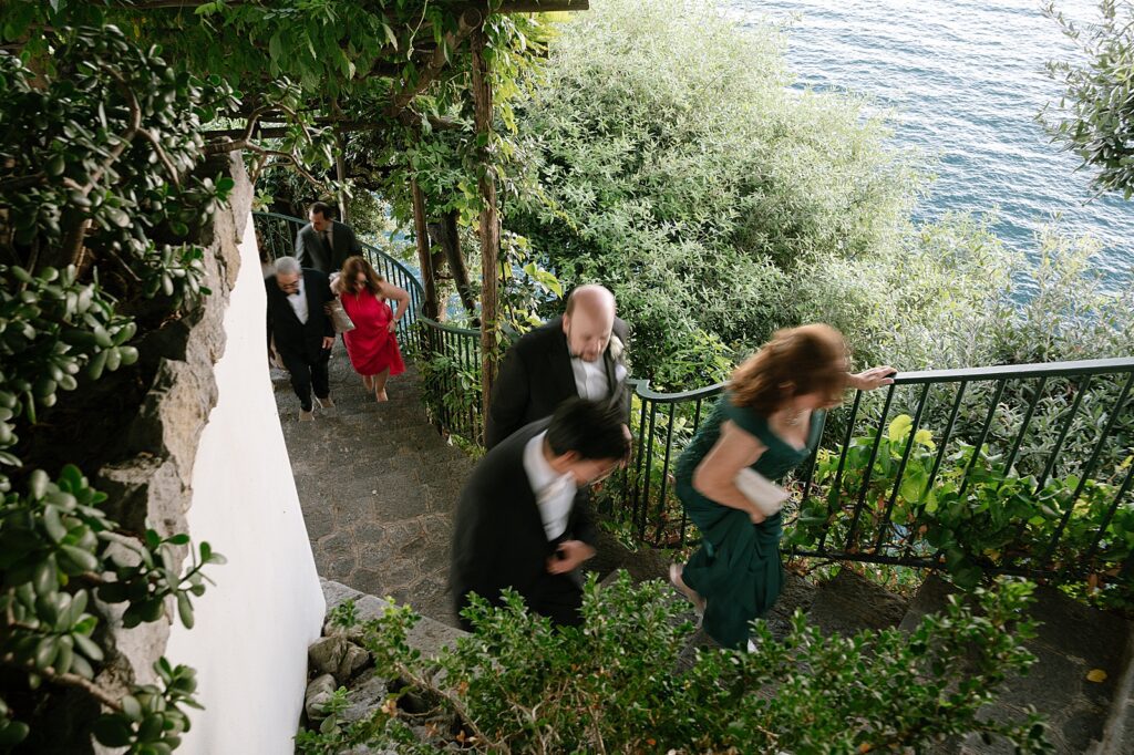 destination wedding photographer, floral arrangements, amalfi coast wedding photographer, santa caterina wedding, garden wedding, rooftop reception