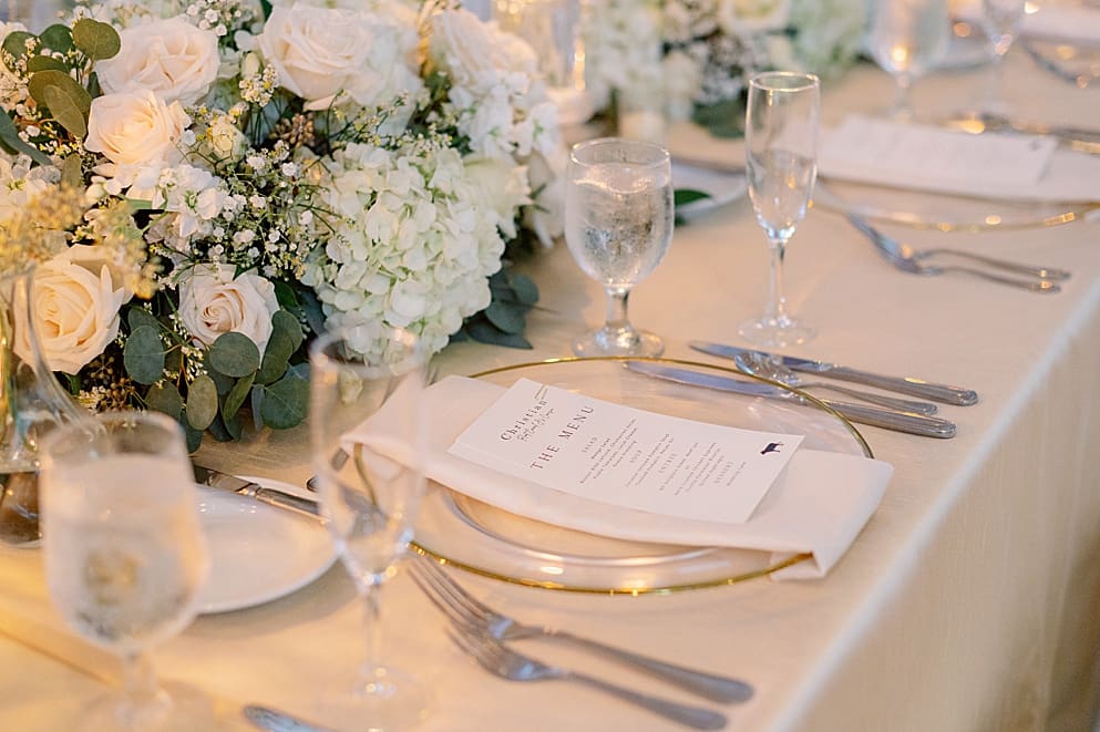 luxury intimate wedding tablescape