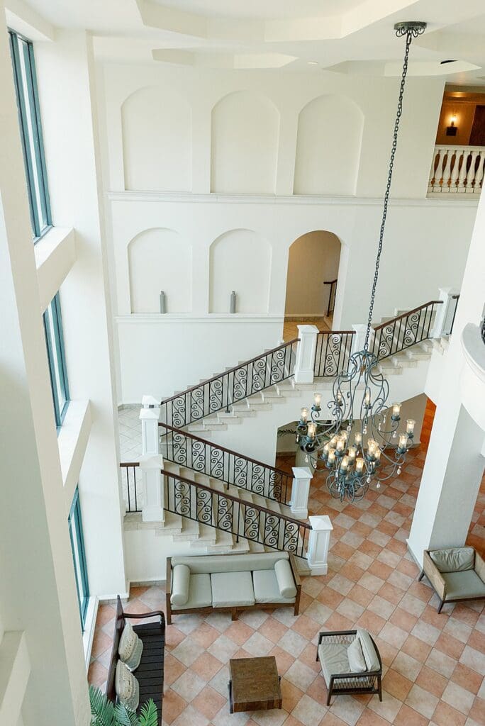 Spanish Inspired interior of the Wyndham Grand Rio Mar in Puerto Rico
